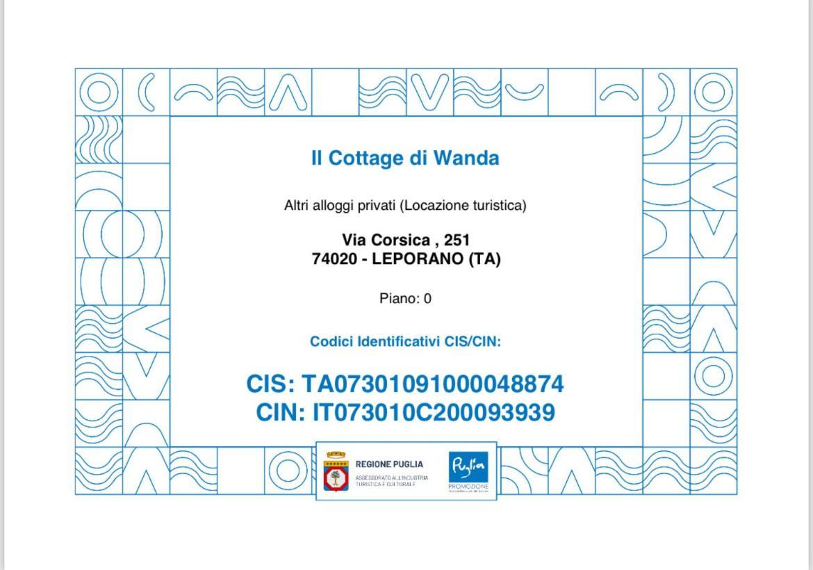 Il Cottage Di Wanda Leporano Esterno foto